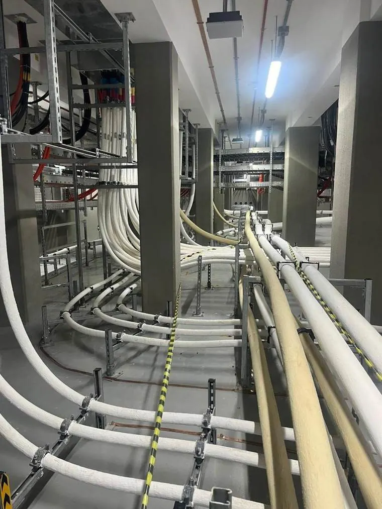 Cable route works