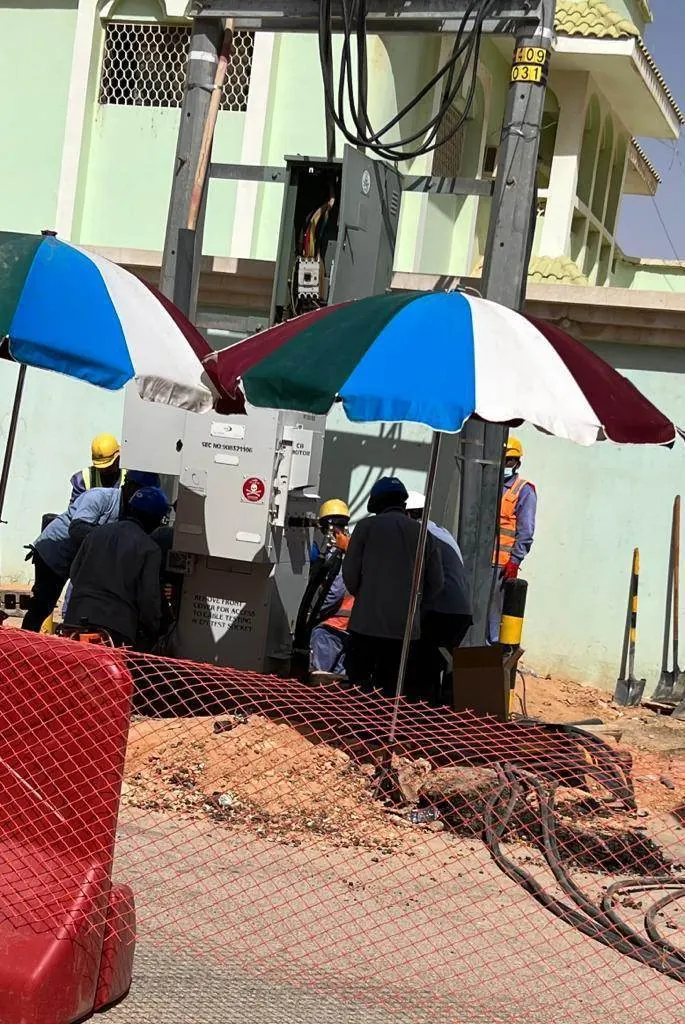 Panel and transformer installation